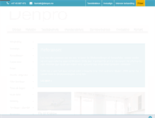 Tablet Screenshot of denpro.no